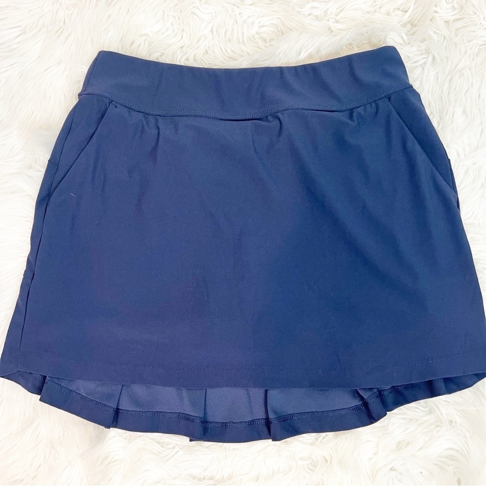 GREG NORMAN BLUE ATHLETIC SPORTY TENNIS GOLF SKORT SKIRT WOMENS SZ MEDIUM